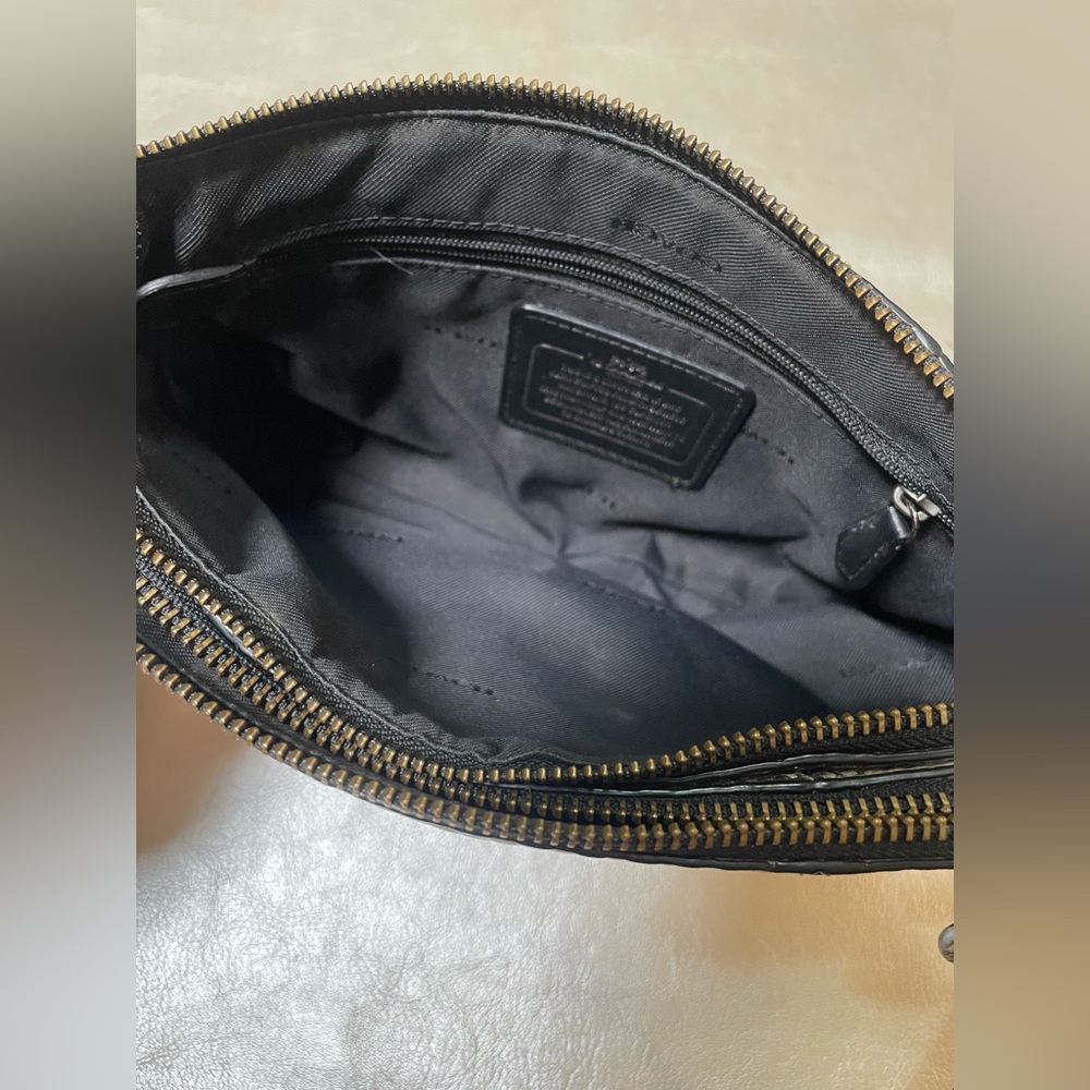 Coach Exotic 🐍 Embossed Leather Crosby Crossbody EUC - Picture 12 of 17